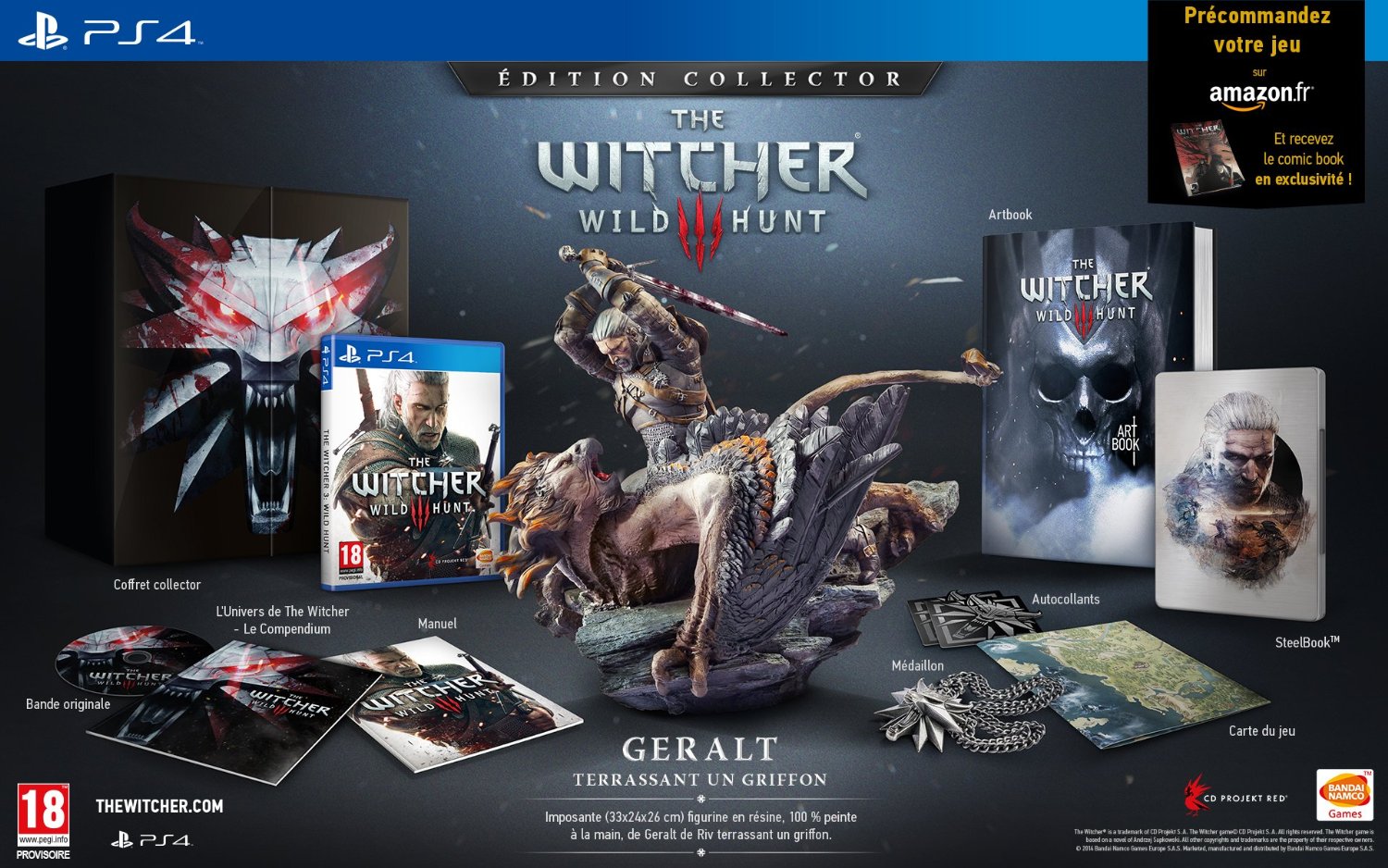 The Witcher 3 : Wild Hunt - Edition Collector Limitée