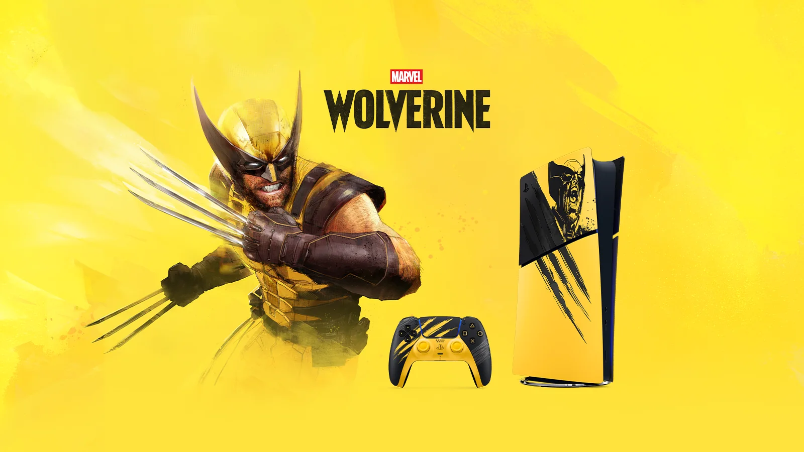ps5-digital-edition-marvel-s-wolverine-battle-yellow-edition-limitee